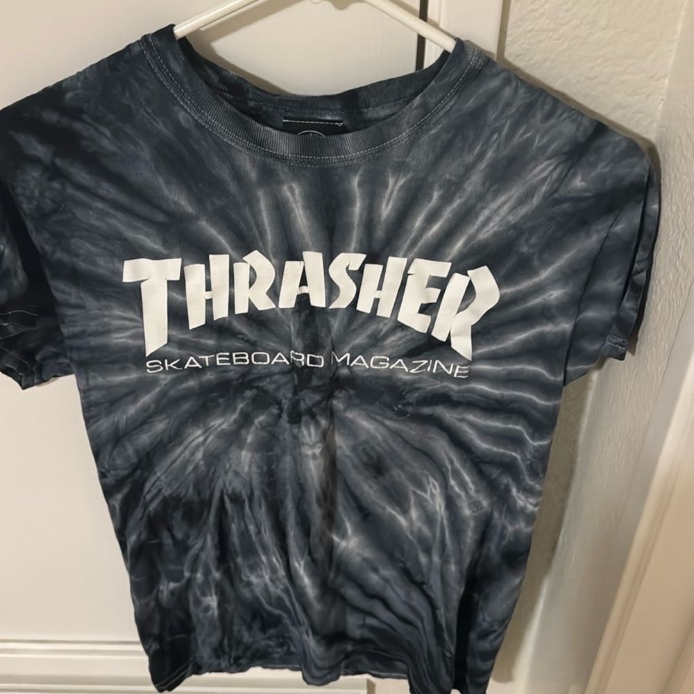 Thrasher tie dye shirt